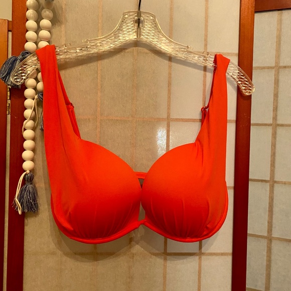 Venus vibrant orange bikini top NEW adjustable Padded 36c  34d. 32dd - Picture 2 of 10